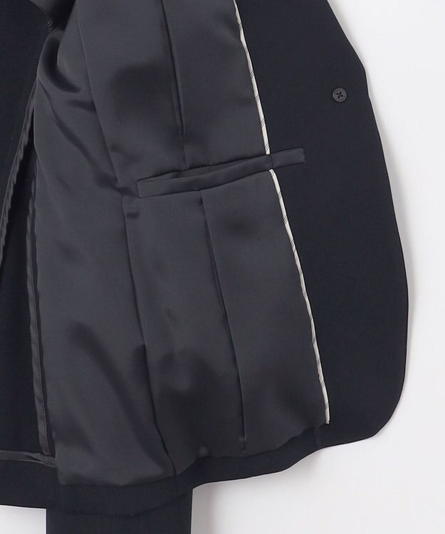 J.PRESS LADIES S 【洗える・UVカット】 アルファクロスジャージー テーラード ジャケット ネイビー系