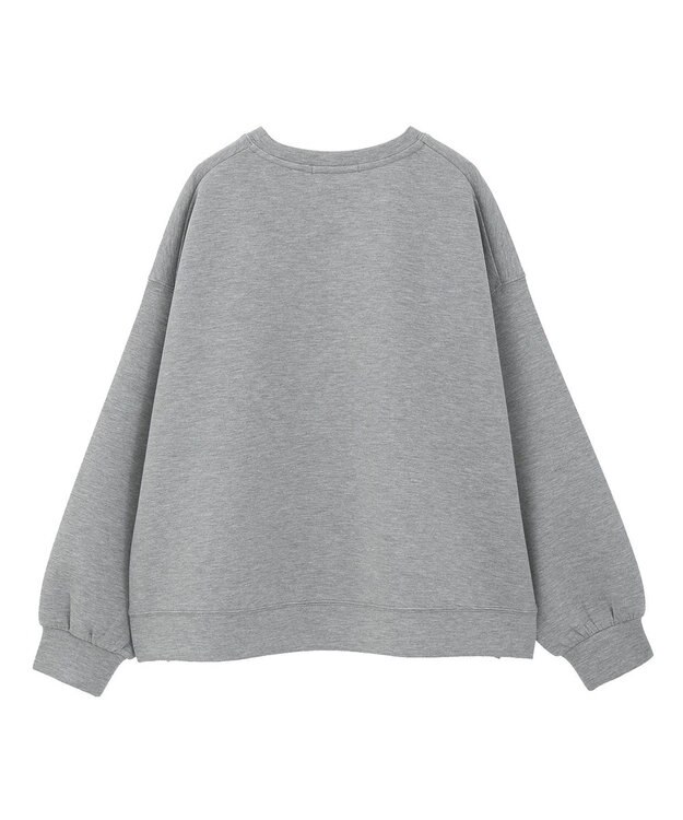 AMERICAN HOLIC 【WEB限定】サイドスリットポンチプルオーバー Gray Mixture