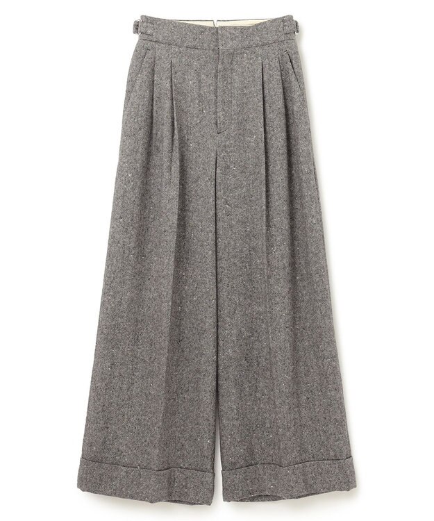 uncrave ネップツイード パンツ（uncrave WHITE） ネップブラック