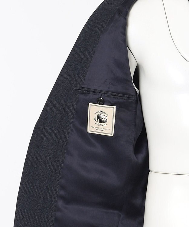 J.PRESS MEN 【WEB・一部店舗限定】グレナカートチェック スーツ ネイビー系4