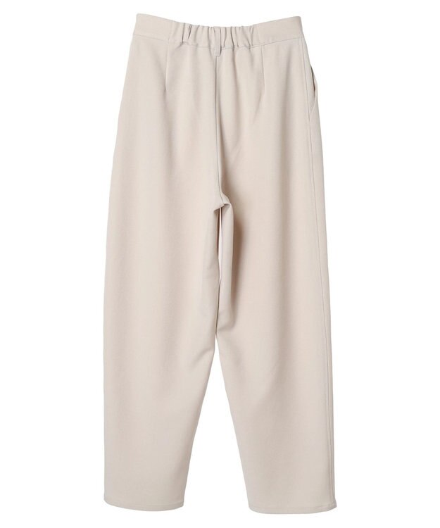 Green Parks ワンタックカーヴィーパンツ Light Beige