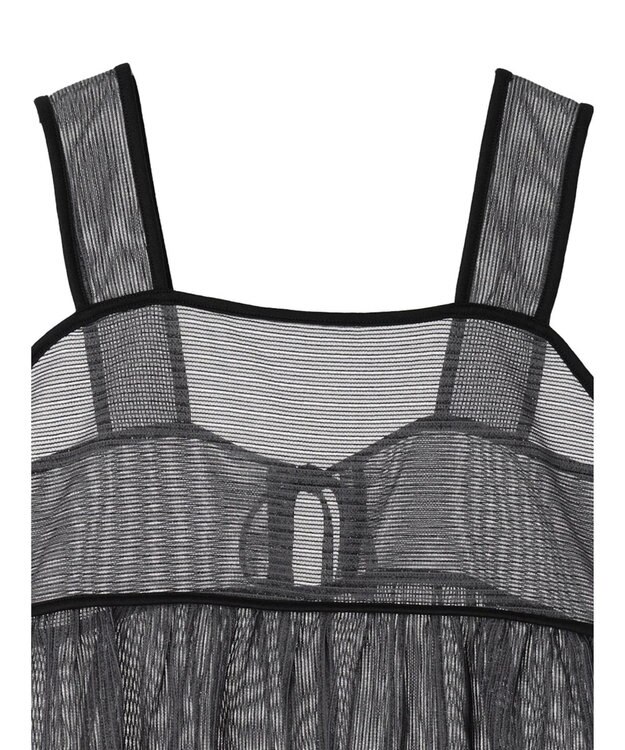 Green Parks シアーラメキャミビスチェ Gray