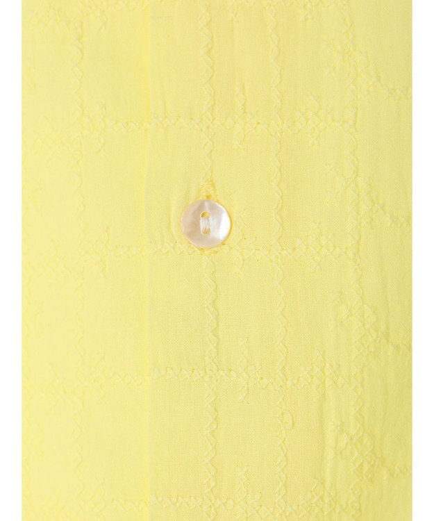 Green Parks Ｉ　ＳＥＴ２点　刺繍７分袖ブラウス＋タンクトップ Yellow