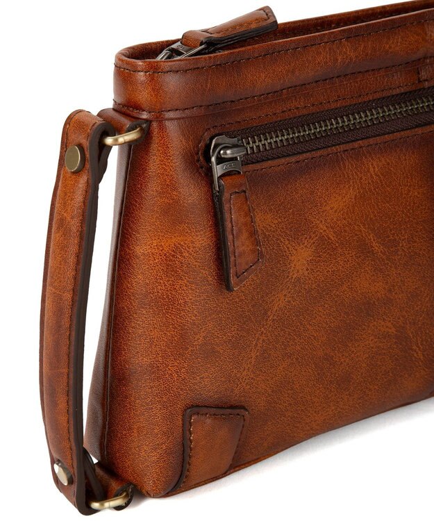 ACE BAGS & LUGGAGE LO HOMME PRESSE アルカイック 本革 日本製 セカンドバッグ 71867 ロ・オム・プレッセ ブラウン