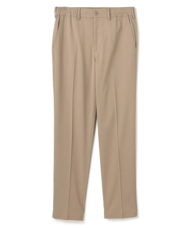 JOSEPH HOMME 新素材・新型【洗える/ストレッチ/ウエストゴム仕様】キャリーマンストレッチ ドロスト付ストレートパンツ / HOVE ベージュ系