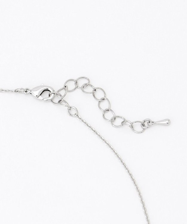 組曲 フラワービジューネックレス シルバー系