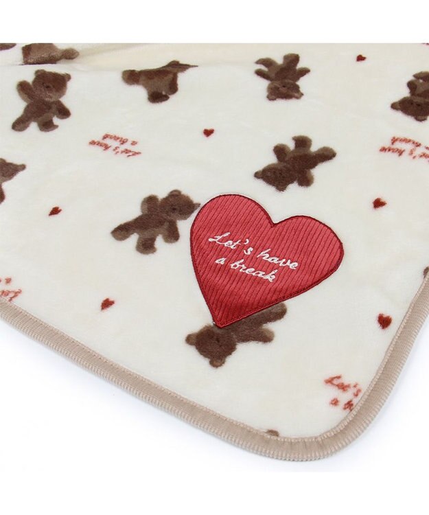 PET PARADISE ペットパラダイス ブランケット 《くまちゃん柄》 90×60cm ブラウン