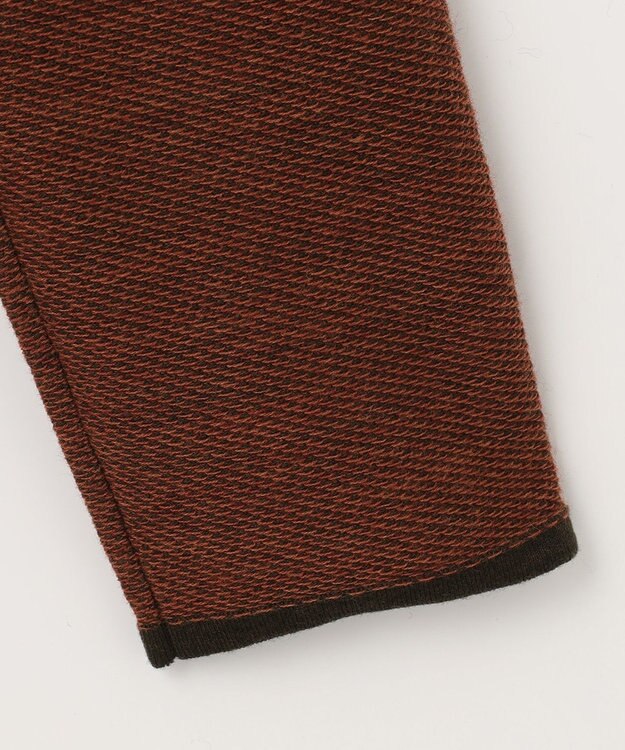 JOSEPH ABBOUD 【驚きの軽量ウール】KARLKARL ヘリンボーン柄 ニットジャケット オレンジ系