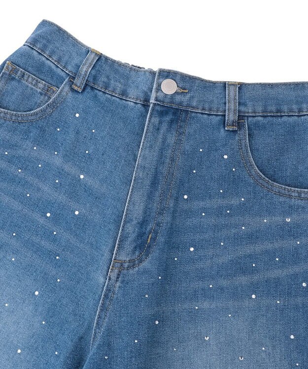 Green Parks ・ＥＬＥＮＣＡＲＥ　ＤＵＥ　ラインストーンデニム Light Indigo