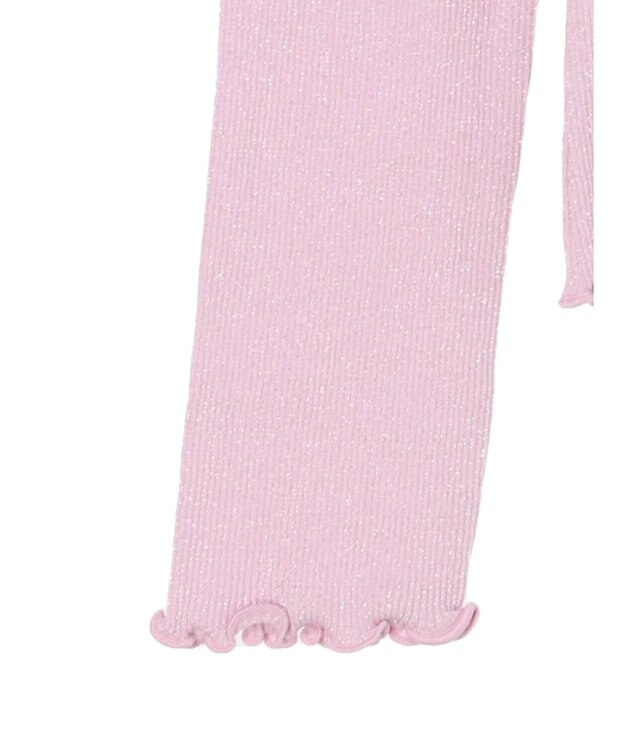 earth music&ecology ラメハイネックプルオーバー Pink