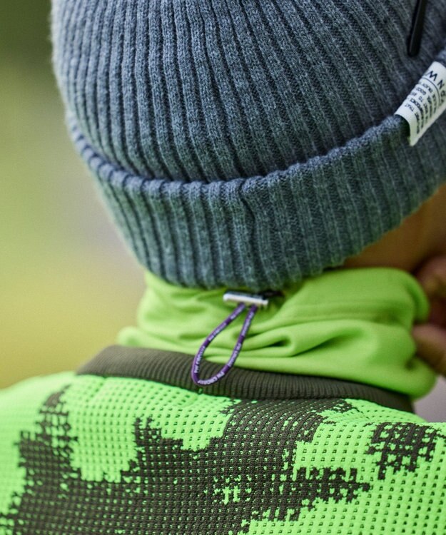 PW CIRCULUS 【起毛素材であたたか】【MEN】スピンドル付 両面起毛タートルネック ゴルフ ライトグリーン系