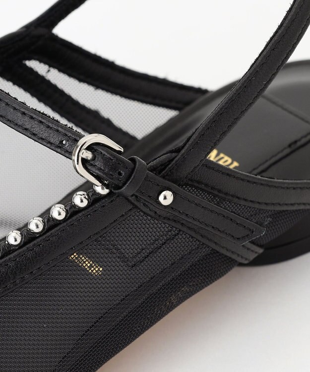 BEIGE， 【一部店舗限定】HENRI EN VARGO / LULU チュールチェーン バックストラップ Black