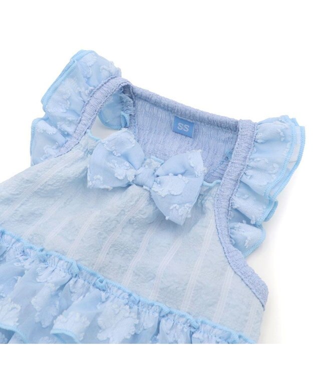 PET PARADISE ペットパラダイス お花 ふりふり ワンピース 《ブルー》 小型犬 ブルー