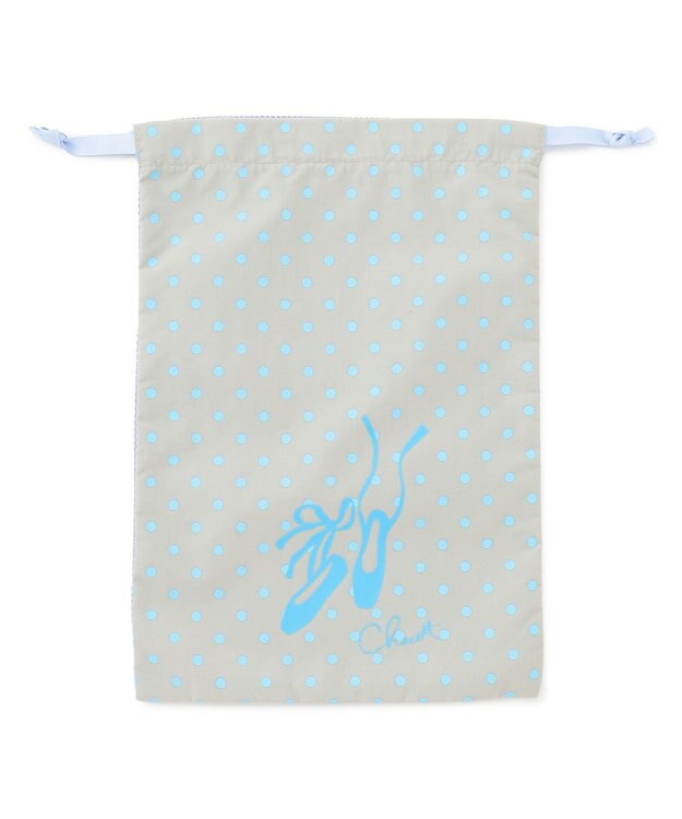 Chacott ドットメッシュ巾着M ベビーブルー