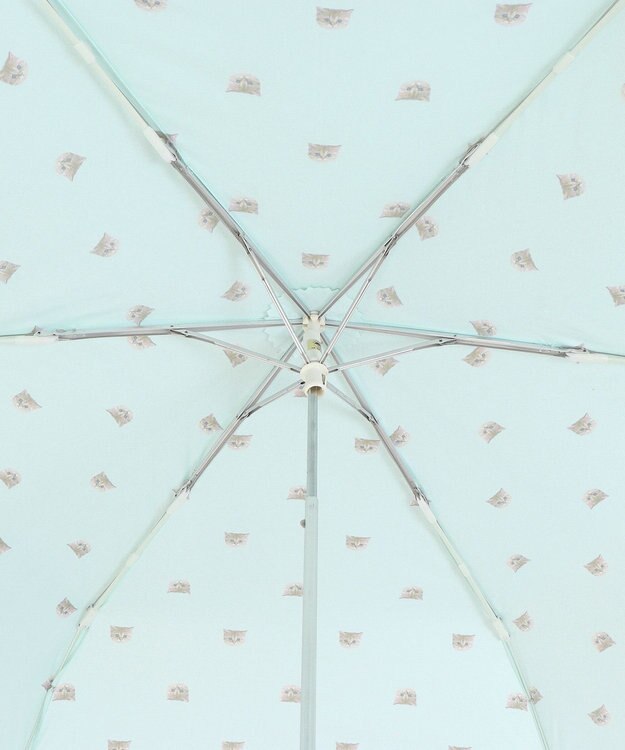 MOONBAT PAUL&JOE ACCESSOIRES(ポール＆ジョー アクセソワ) 折りたたみ傘 ヌネット ターコイズ