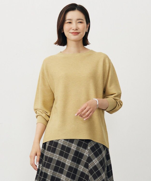 J.PRESS LADIES LINKS LINKS ニット イエロー系