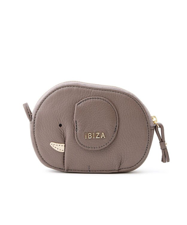 IBIZA アニマーダ　牛革　マルチケース（ゾウ） ダークオーク