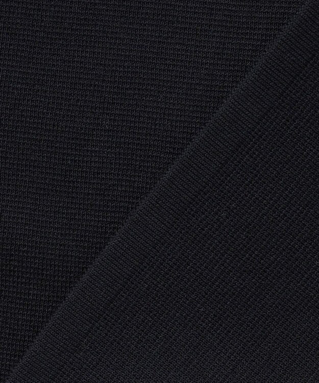 J.PRESS LADIES S Cotton Acetate ニット ジャケット ネイビー系