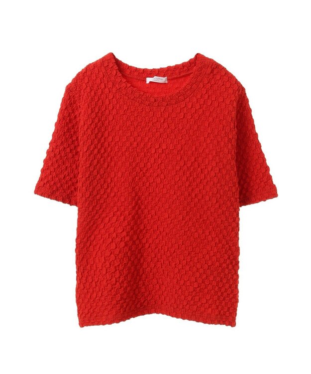 Green Parks ポコポコ５分袖プルオーバー Red