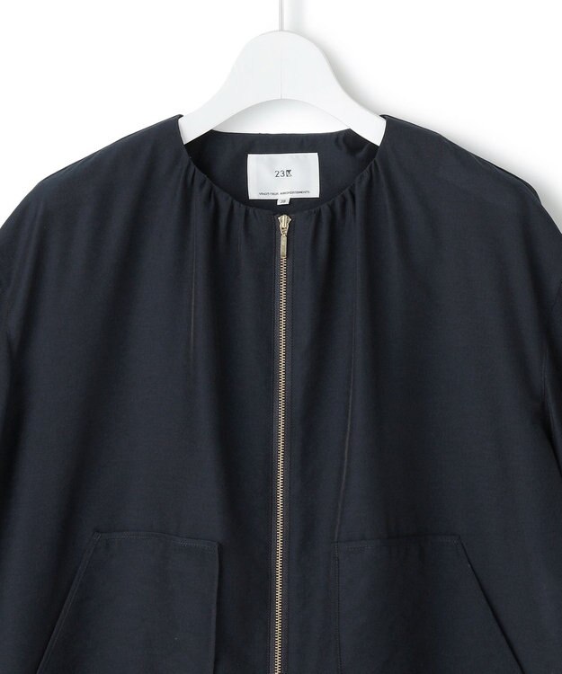 23区 【先行予約】シアータンブラー ダブルポケット ブルゾン ネイビー系