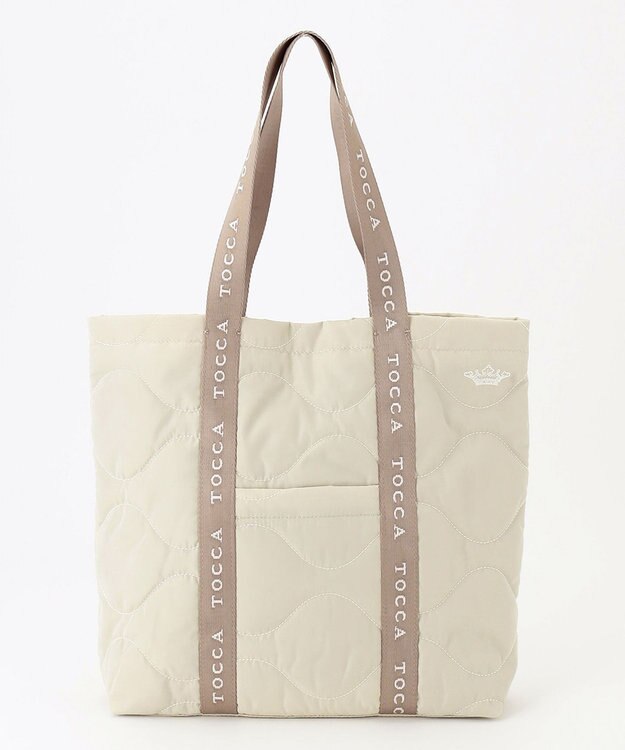TOCCA 【WEB限定＆一部店舗限定】【A4サイズ対応】BOSCO TOTE トートバッグ アイボリー系