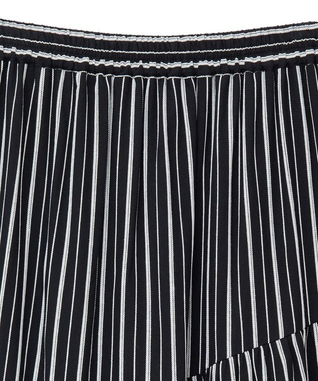 Green Parks ・ＥＬＥＮＣＡＲＥ　ＤＵＥ　ストライプフレアスカート Beige