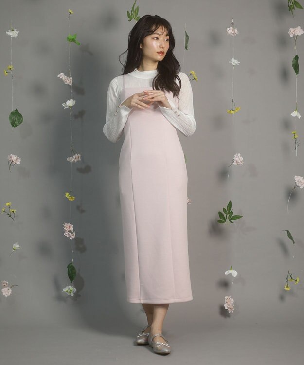 Green Parks ｄａｚｚｌｉｎ　ＳＥＴ２点パーカー＋キャミワンピース Pink