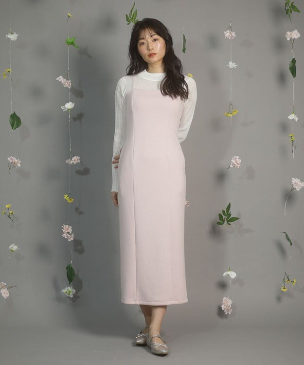 Green Parks ｄａｚｚｌｉｎ　ＳＥＴ２点パーカー＋キャミワンピース Pink