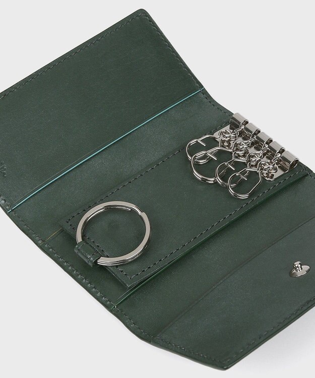 Paul Smith ワックスレザー キーケース グリーン