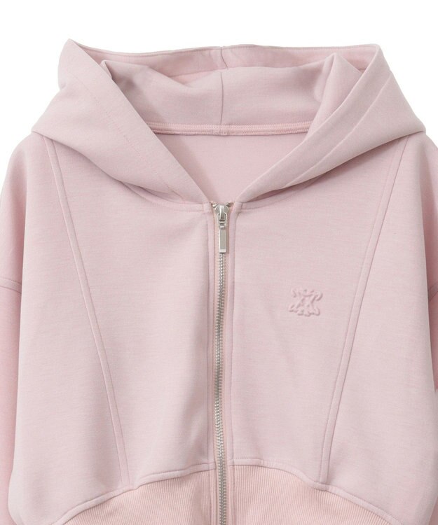 Green Parks ｄａｚｚｌｉｎ　ＳＥＴ２点パーカー＋キャミワンピース Pink