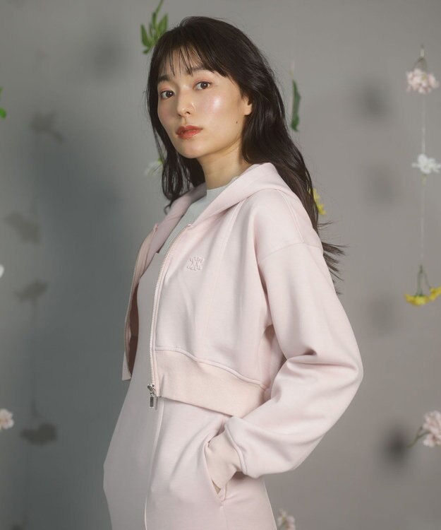 Green Parks ｄａｚｚｌｉｎ　ＳＥＴ２点パーカー＋キャミワンピース Pink