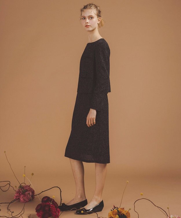 TOCCA 【洗える・消臭】MIST TWEED ジャケット ブラック系5