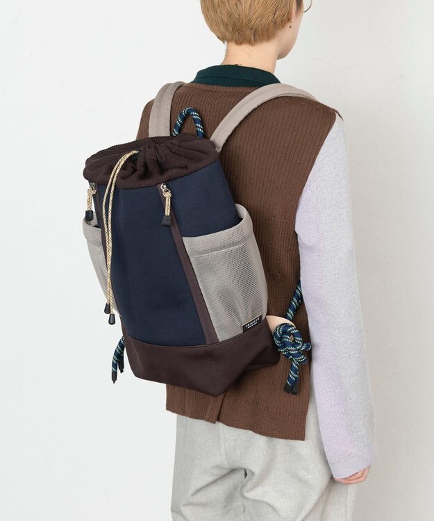 TRICOTE ノットコードリュック 39NAVY