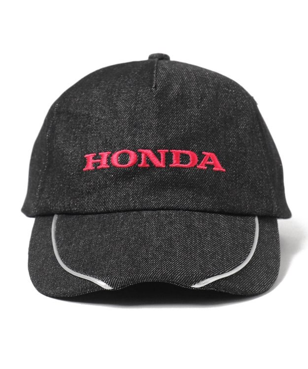 WEGO 【ユニセックス着用ITEM】別注Hondaキャップ デニムブラック