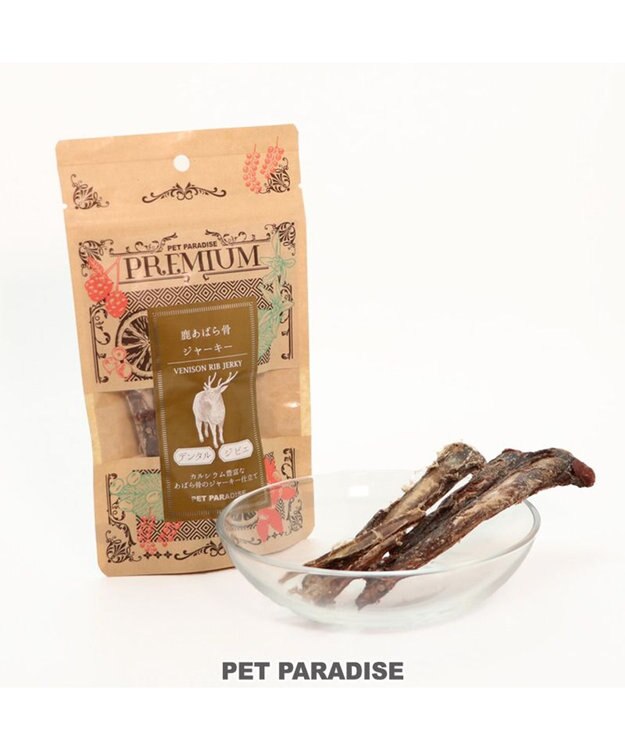 PET PARADISE 鹿あばら骨ジャーキー 40g 国産 -