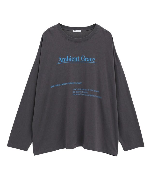 CRAFT STANDARD BOUTIQUE プリントロンＴｅｅ Charcoal Gray