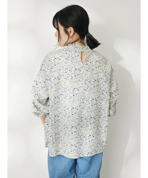 CRAFT STANDARD BOUTIQUE 衿フリルブラウス Flower