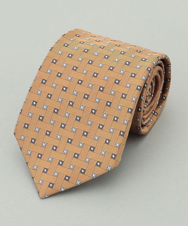 GOTAIRIKU 【日本製】西陣ネクタイ_ベージュ・ブラウン系 ベージュ系8