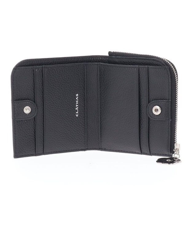 CLATHAS ルレット Lファスナー二つ折り財布 ブラック