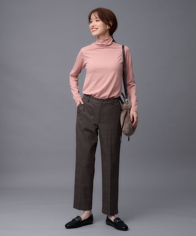 ANY L シアータートルネック ダスティピンク