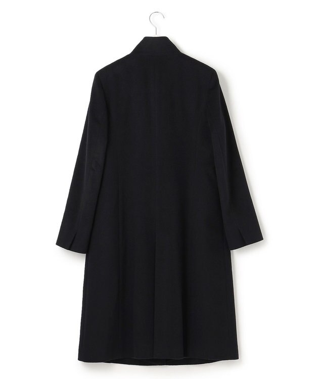 23区 ウールカシミヤビーバー スタンドカラー コート ブラック系