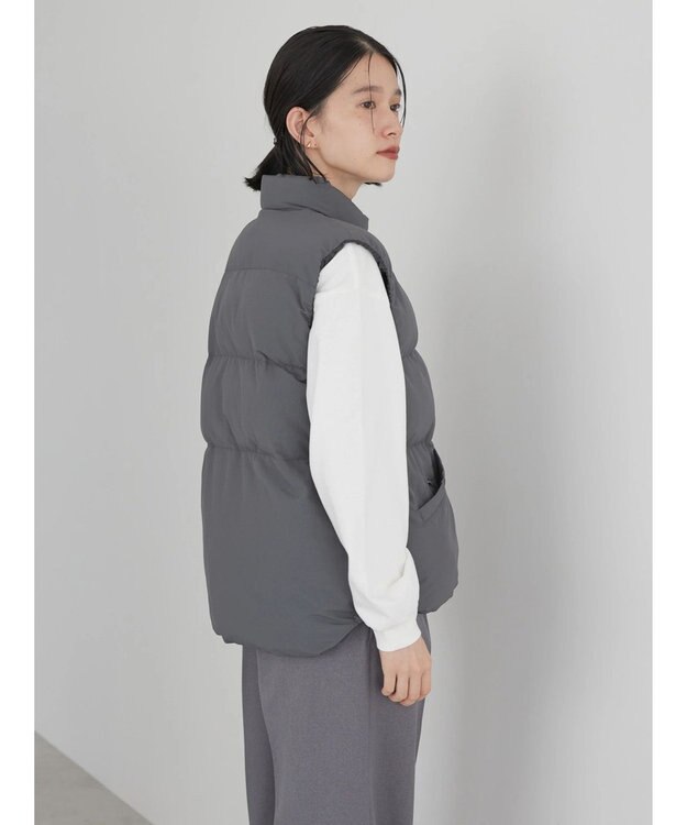 AMERICAN HOLIC キルポカリバーシブルショートベスト Charcoal Gray