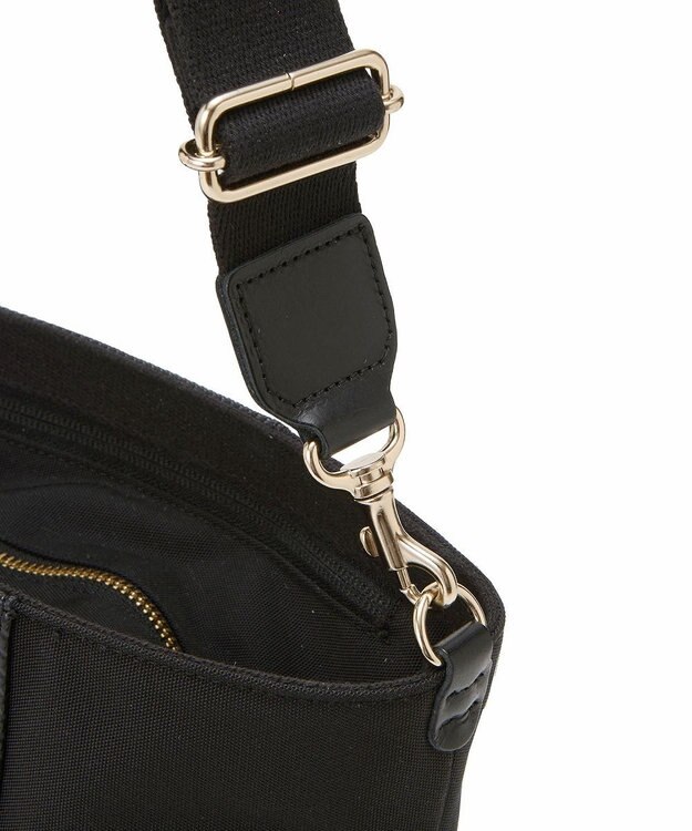 TOPKAPI 【Breath TOPKAPI】RHOMBUS ランバス ナイロン コンビ ミニ ショルダーバッグ ブラック