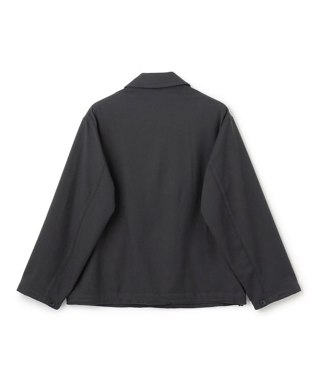 UNFILO MENS 【男女兼用】フラノライク ショートブルゾン [24年秋冬商品] チャコール グレー