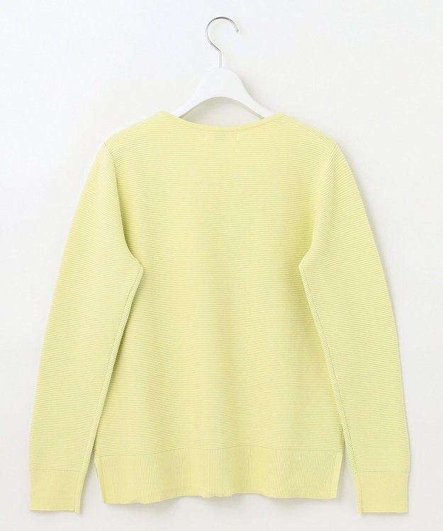 J.PRESS LADIES 【洗える】 ハウストンオーガニック ニット 黄緑系