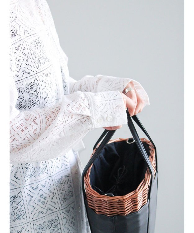 Te chichi レースシャツワンピース オフホワイト