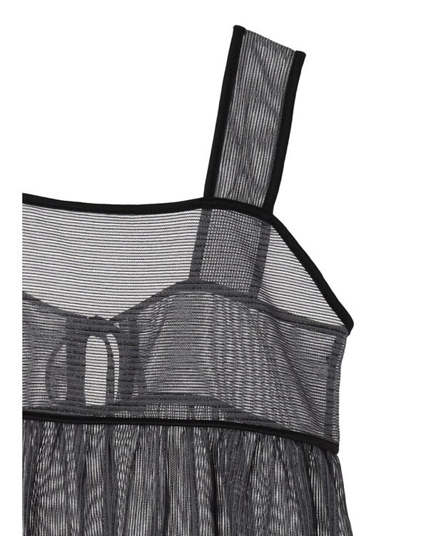 Green Parks シアーラメキャミビスチェ Gray