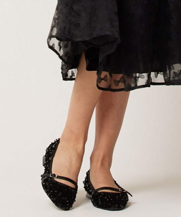 TOCCA SPANGLE PUMPS パンプス ブラック系