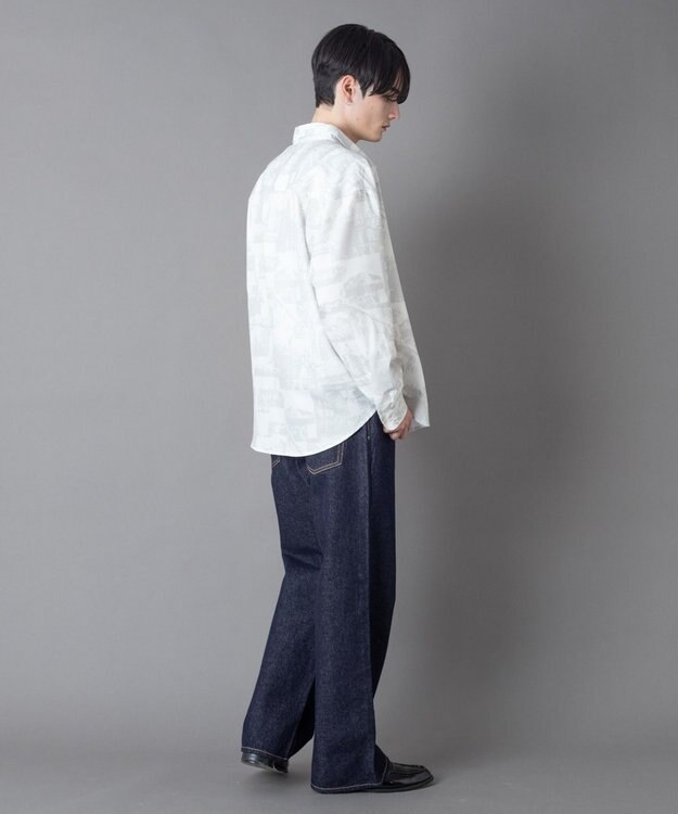 WEGO パターンルーズシャツ（LS） 柄3