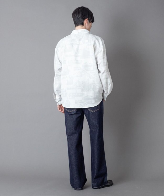 WEGO パターンルーズシャツ（LS） 柄3